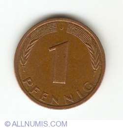 1 Pfennig 1987 J