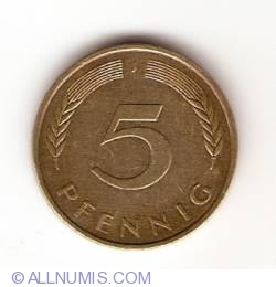 Image #1 of 5 Pfennig 1978 J