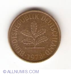 Image #2 of 5 Pfennig 1978 J