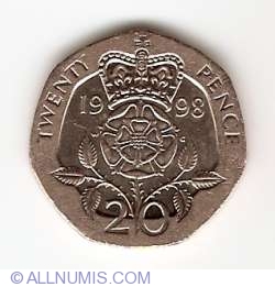 Image #1 of 20 Pence 1998
