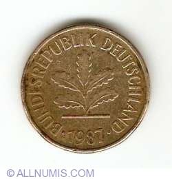 Image #2 of 5 Pfennig 1987 G