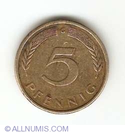 Image #1 of 5 Pfennig 1987 G