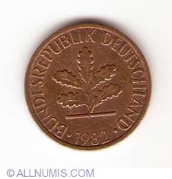 Image #2 of 1 Pfennig 1982 J