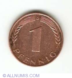 Image #1 of 1 Pfennig 1950 D