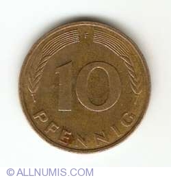 10 Pfennig 1987 F