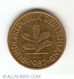 Image #2 of 10 Pfennig 1987 F
