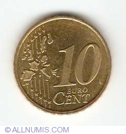 Image #1 of 10 Euro Cenţi 2002 A