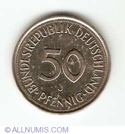 Image #1 of 50 Pfennig 1990 J