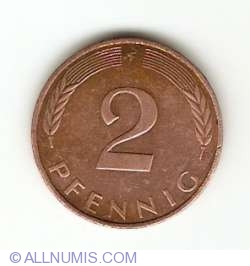2 Pfennig 1992 F