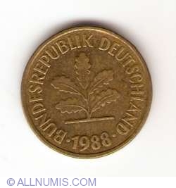 Image #2 of 5 Pfennig 1988 G