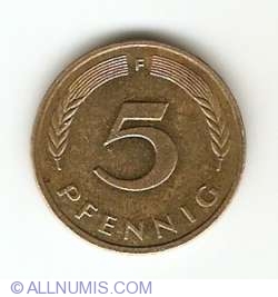 Image #1 of 5 Pfennig 1985 F