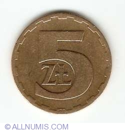 5 Zlotych 1977