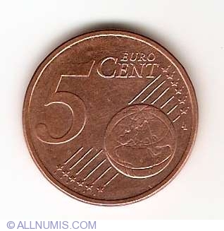 5 Euro Cent 2009 A, Euro (2002-present) - Germany - Coin - 6833