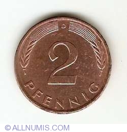 2 Pfennig 1977 D