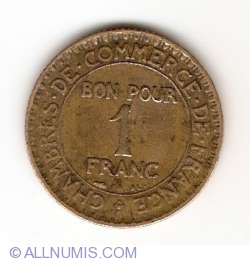 Image #1 of 1 Franc 1922