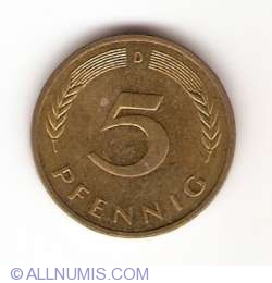 Image #1 of 5 Pfennig 1996 D