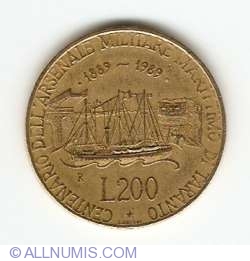Image #1 of 200 Lire 1989