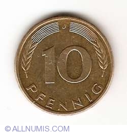10 Pfennig 1988 J