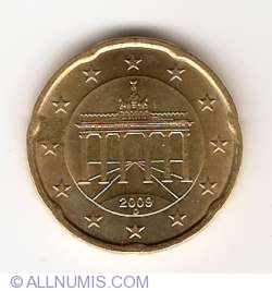Image #2 of 20 Euro Cenţi 2009 D