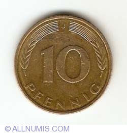 10 Pfennig 1986 J