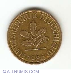 Image #2 of 10 Pfennig 1986 J