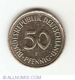 Image #1 of 50 Pfennig 1989 F