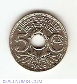 Image #1 of 5 Centimes 1926