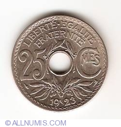 Image #1 of 25 Centimes 1923