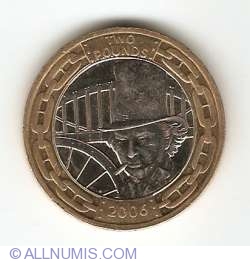 Image #1 of 2 Pounds 2006 - 200th Birthday of Engineer Isambard Kingdom Brunel
