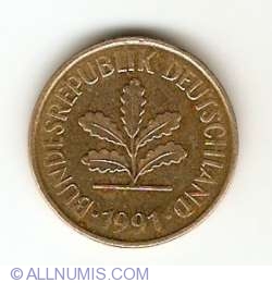 Image #2 of 5 Pfennig 1991 A