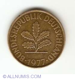 Image #2 of 10 Pfennig 1977 D
