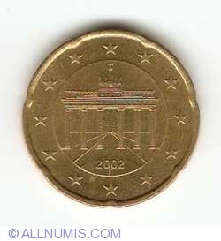Image #2 of 20 Euro Cenţi 2002 F