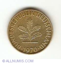Image #2 of 5 Pfennig 1970 F
