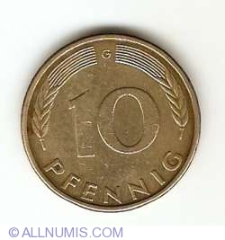 10 Pfennig 1986 G