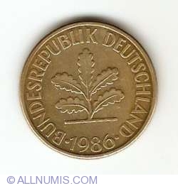 Image #2 of 10 Pfennig 1986 G