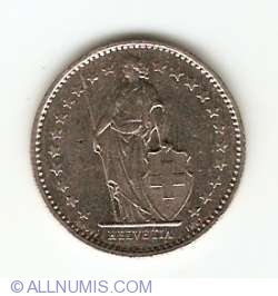 Image #2 of ½ Franc 1982