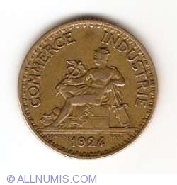Image #2 of 1 Franc 1924 (4 deschis)