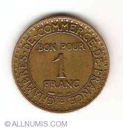 Image #1 of 1 Franc 1924 (4 deschis)