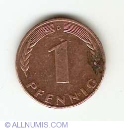 1 Pfennig 1970 D