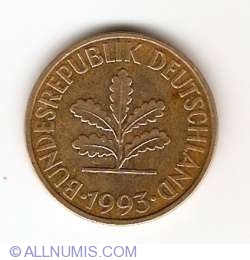 Image #2 of 10 Pfennig 1993 D