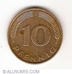 Image #1 of 10 Pfennig 1993 D
