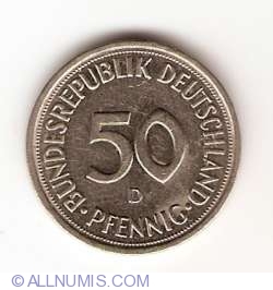 50 Pfennig 1982 D