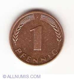 Image #1 of 1 Pfennig 1969 J