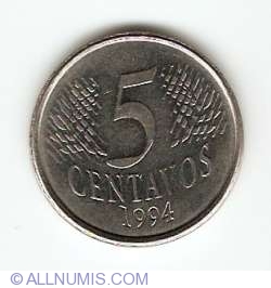 Image #1 of 5 Centavos 1994