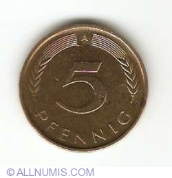 5 Pfennig 1990 A