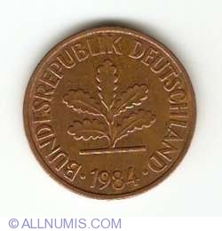 Image #2 of 2 Pfennig 1984 G