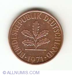 Image #2 of 2 Pfennig 1971 J