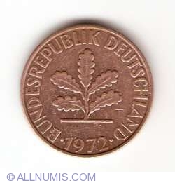 Image #2 of 2 Pfennig 1972 J