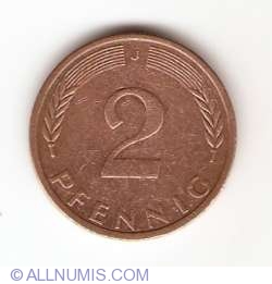 2 Pfennig 1972 J