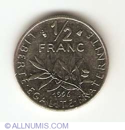 Image #1 of ½ Franc 1996